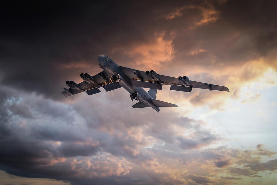 B-52 Launch Digital Art by Airpower Art