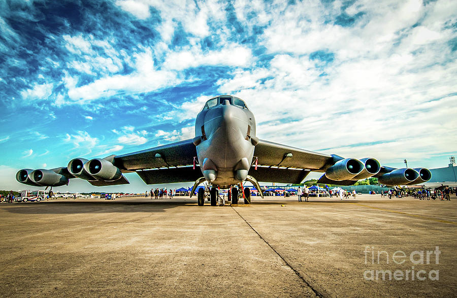 B-52 on the Tarmac Photograph by Kevin Fortier