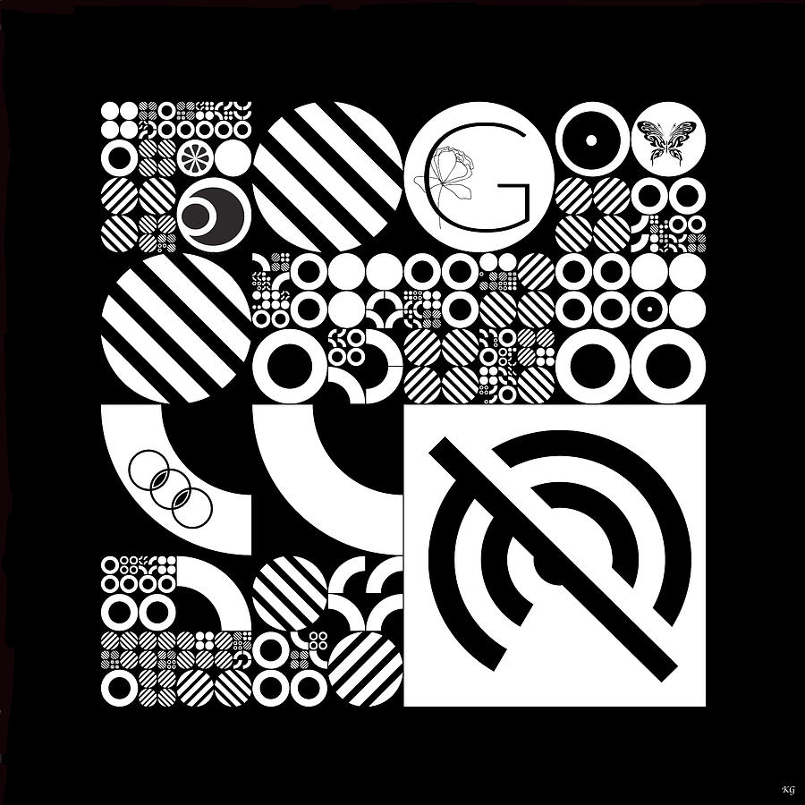 B and W Geo One by Orenda Pixel Design B and W Geo One by Orenda Pixel Design