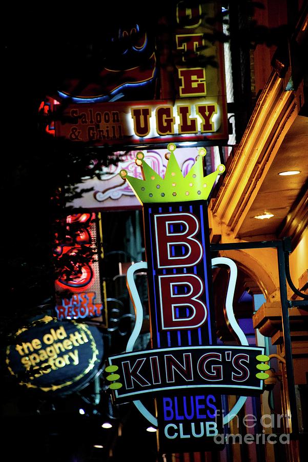 B B  King Blues Club Photograph by David Bearden