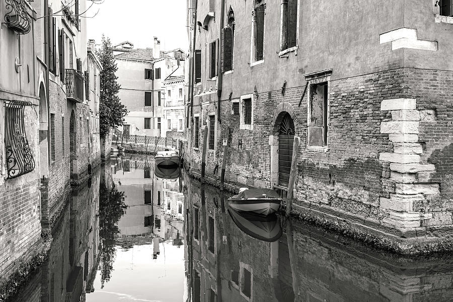 B0008227 - Reflections in the canal Photograph by Marco Missiaja
