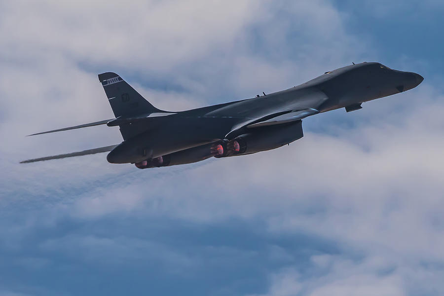 B1B Full Afterburner Photograph By David Brownell - Pixels