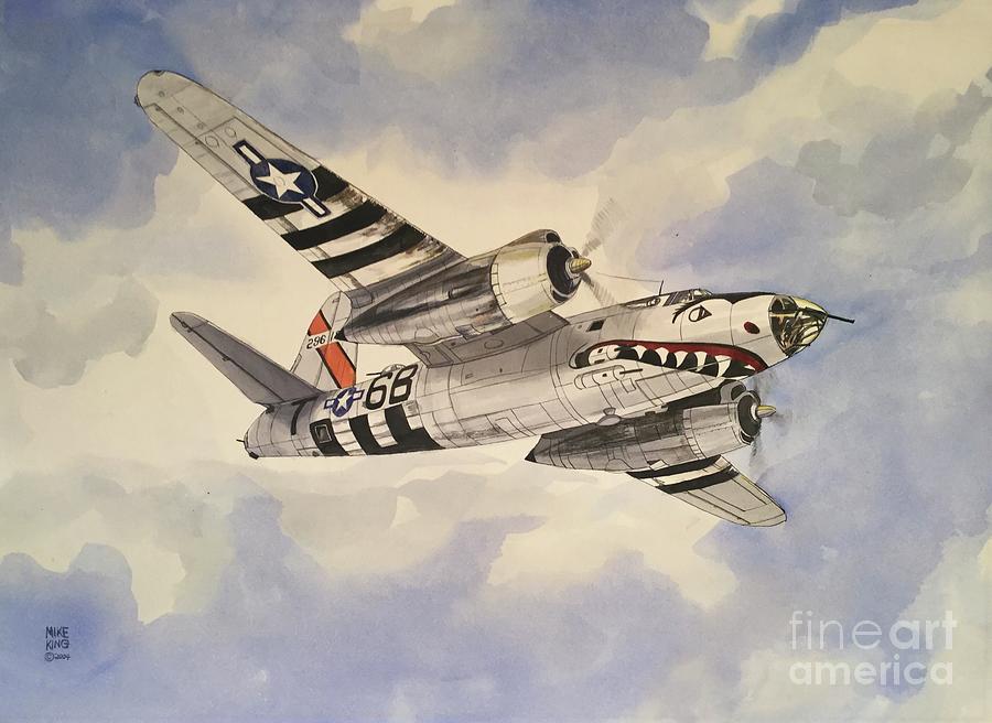 B26 Marauder Painting by Mike King