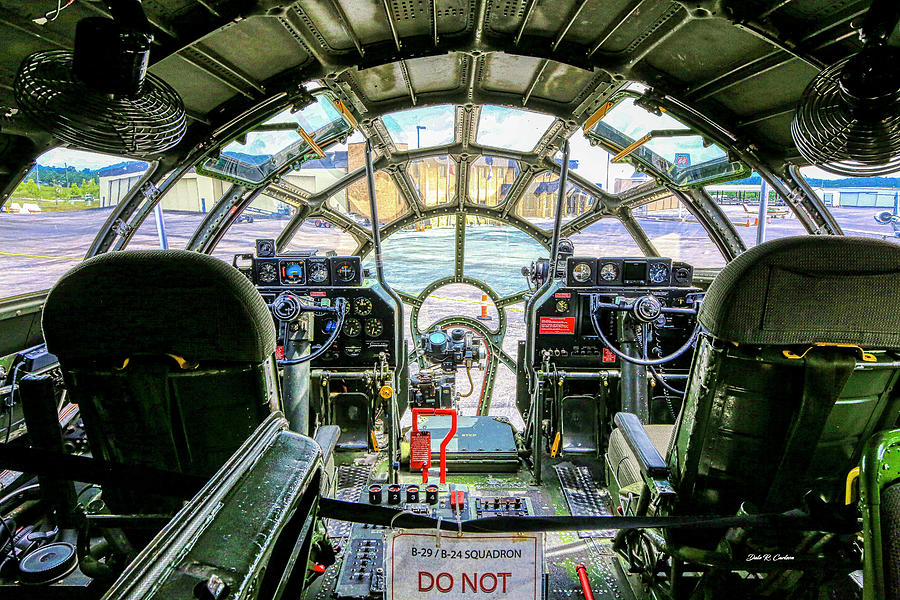 B29 FIFI Cockpit Photograph by Dale R Carlson
