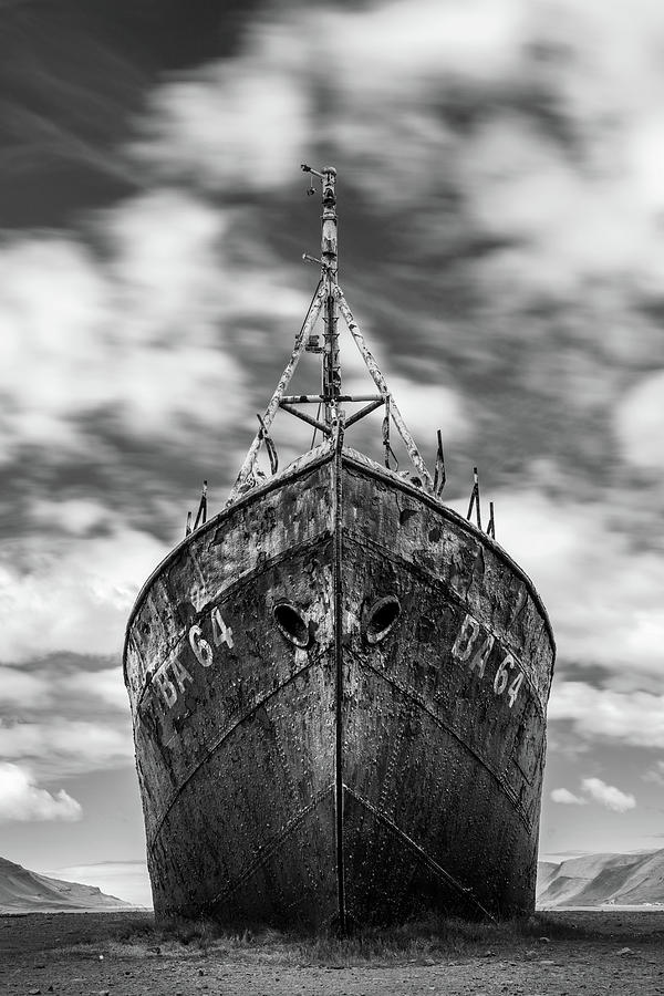 Ba 64 Shipwreck In Iceland Photograph