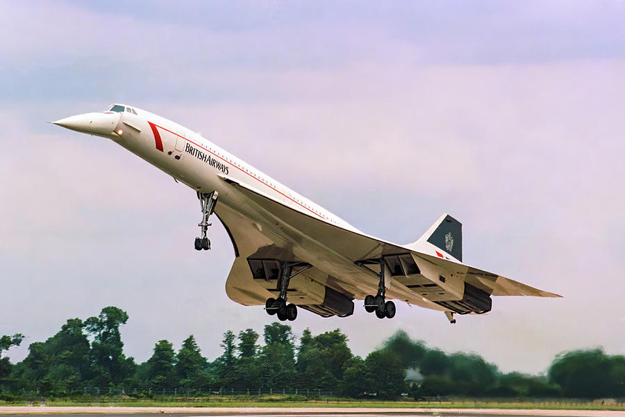 BA Concorde G-BOAB Photograph by Tim Beach - Fine Art America