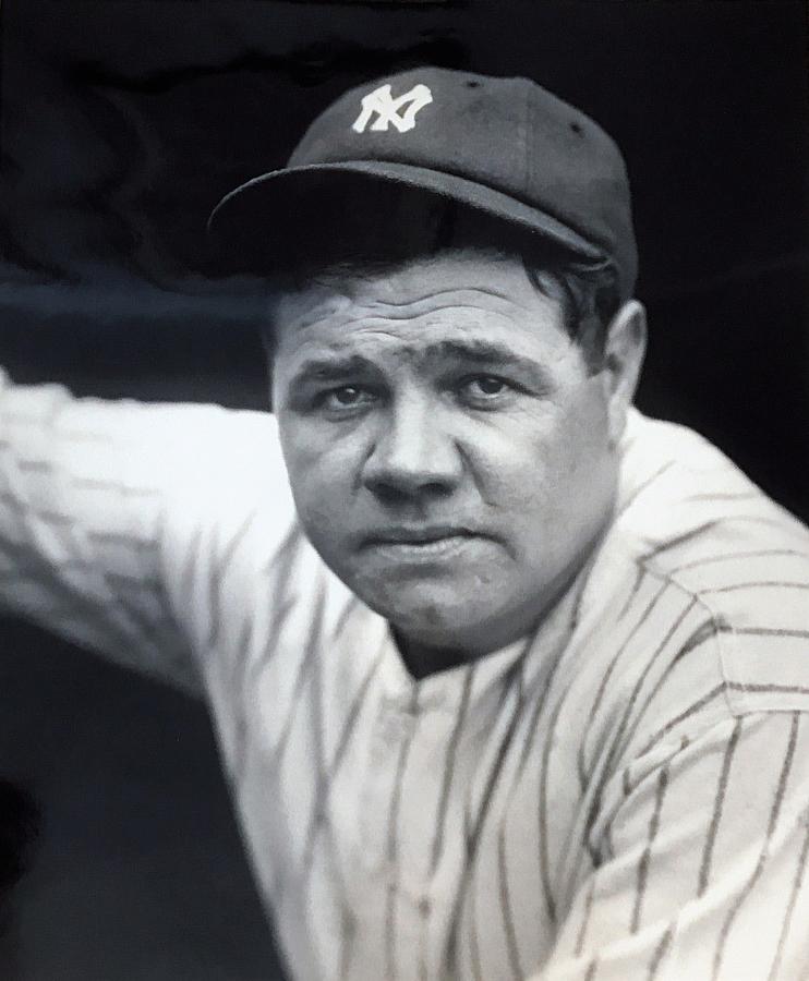 Sports Photograph - Babe Ruth 1933 by Charles M Conlon - Linda Howes Website