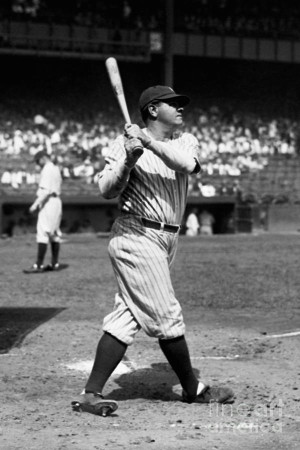 Babe Ruth Photograph by Kidwiler Collection Babe Ruth Photograph by Kidwiler Collection