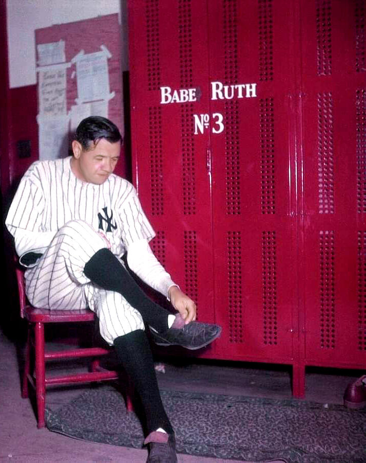 Babe Ruth Last Game Mixed Media