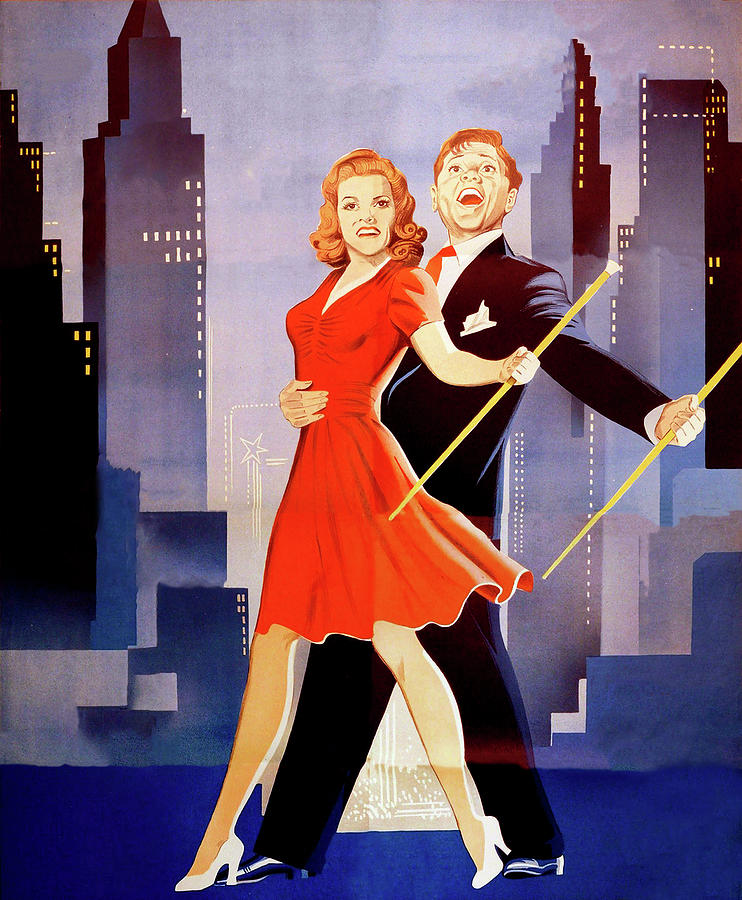 Babes on Broadway, 1941, movie poster painting Painting by Movie World Posters