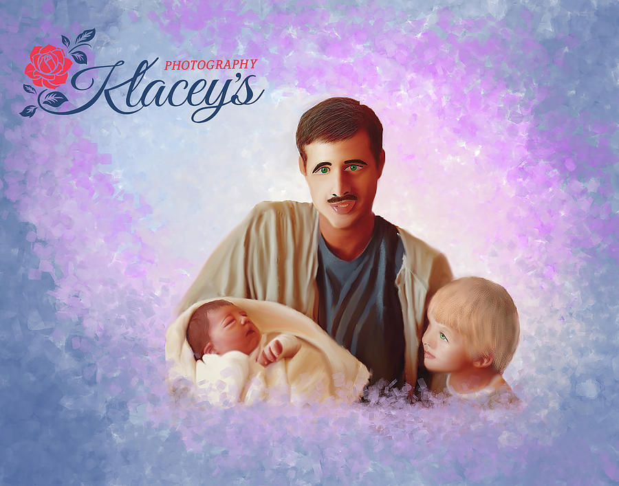 Baby Angel Kelly Digital Art by Linda Ritlinger