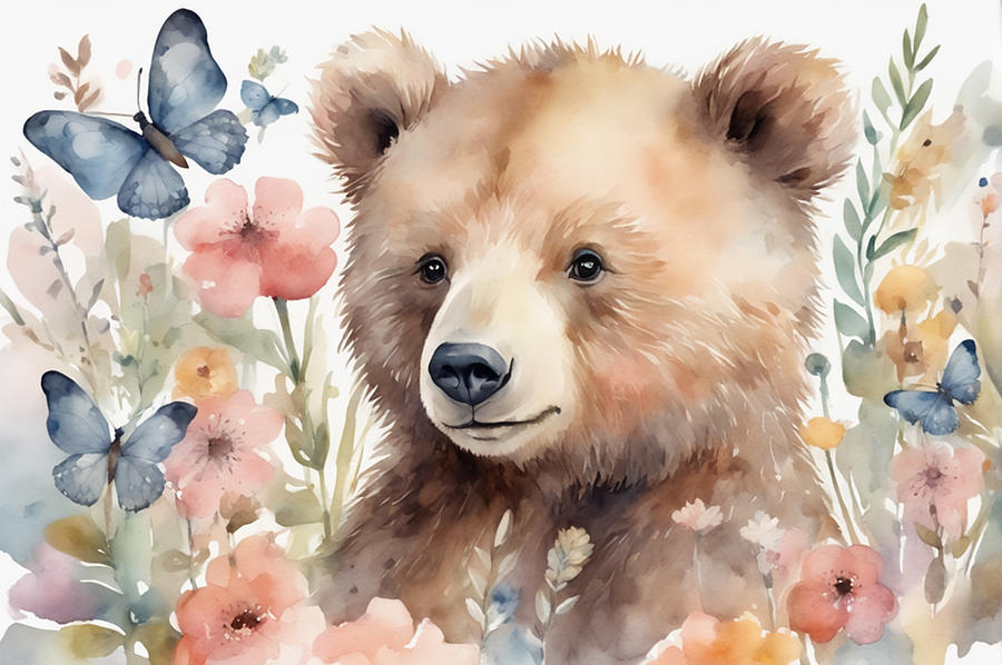 Baby Bear Painting