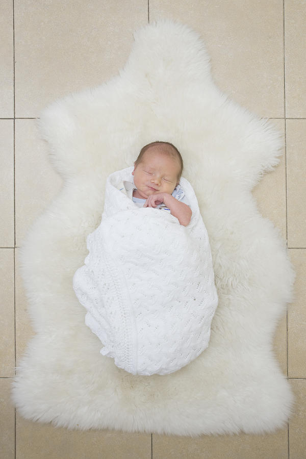 Baby boy Photograph by Alex Bramwell