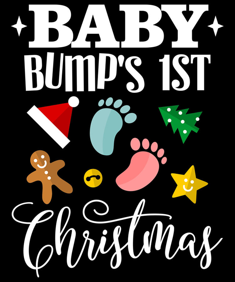 Baby Bumps First Christmas Maternity Photograph by Fernando Stracke