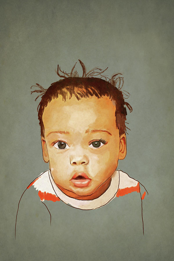 Baby Face Digital Art by Roberta Murray - Fine Art America