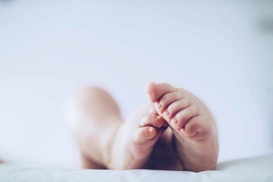 Baby feet. Photograph by Guido Mieth