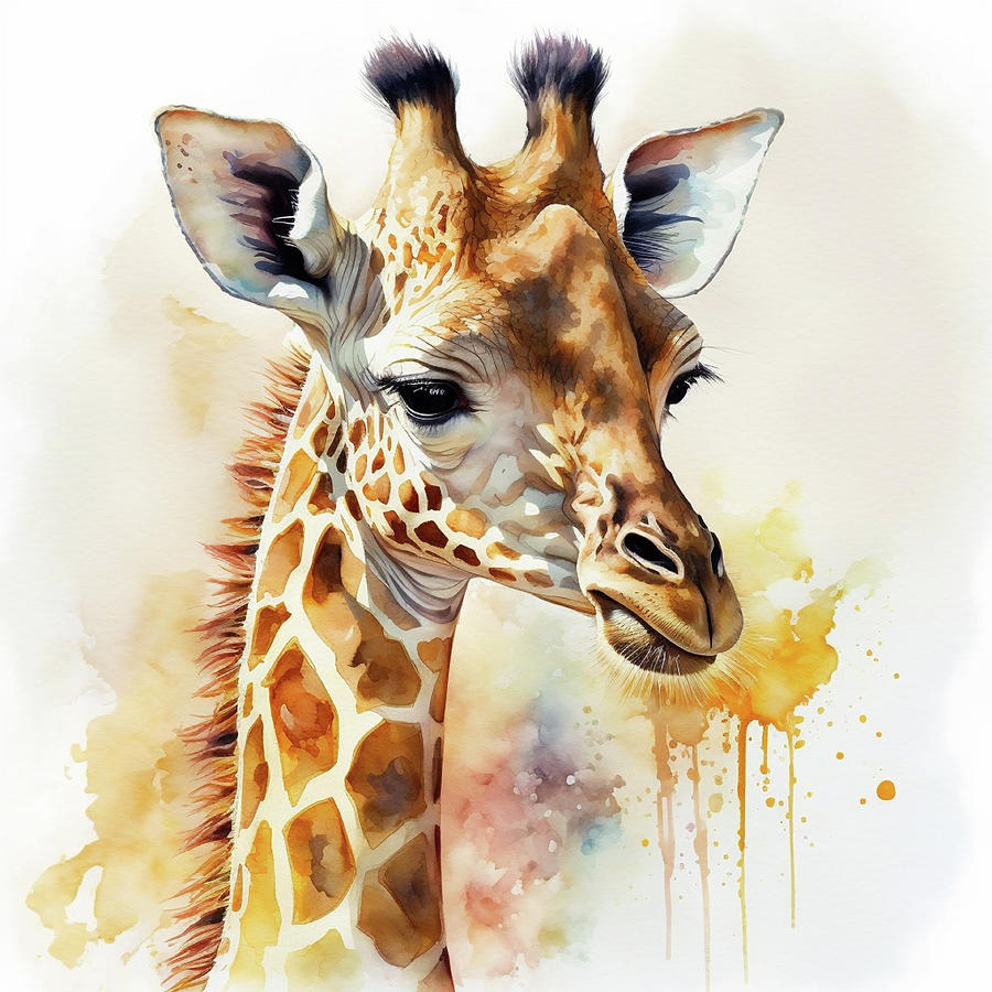 Baby Giraffe IV Photograph by Athena Mckinzie
