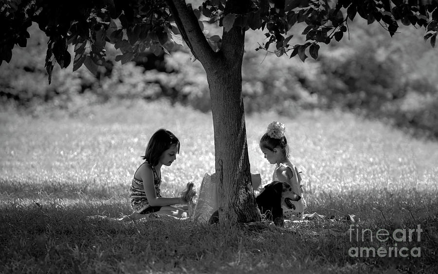 Baby girl games Photograph by Loredana Gallo Migliorini