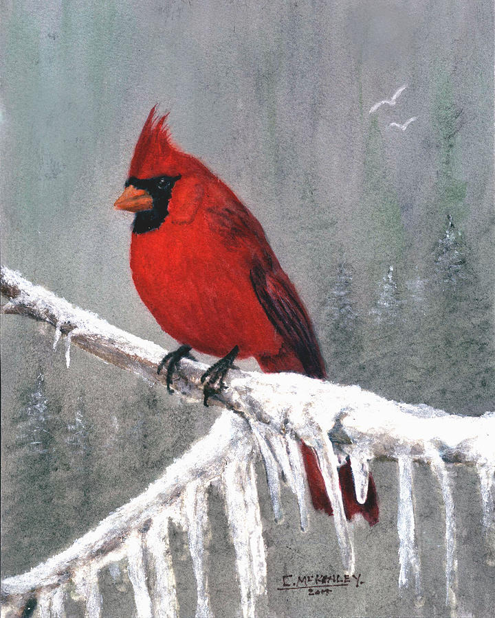 Baby Its Cold Outside Painting by Carl McKinley