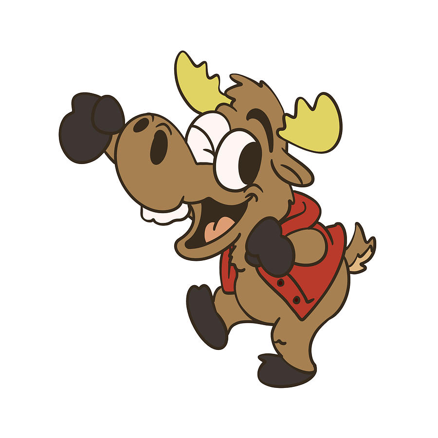 cute cartoon moose pictures