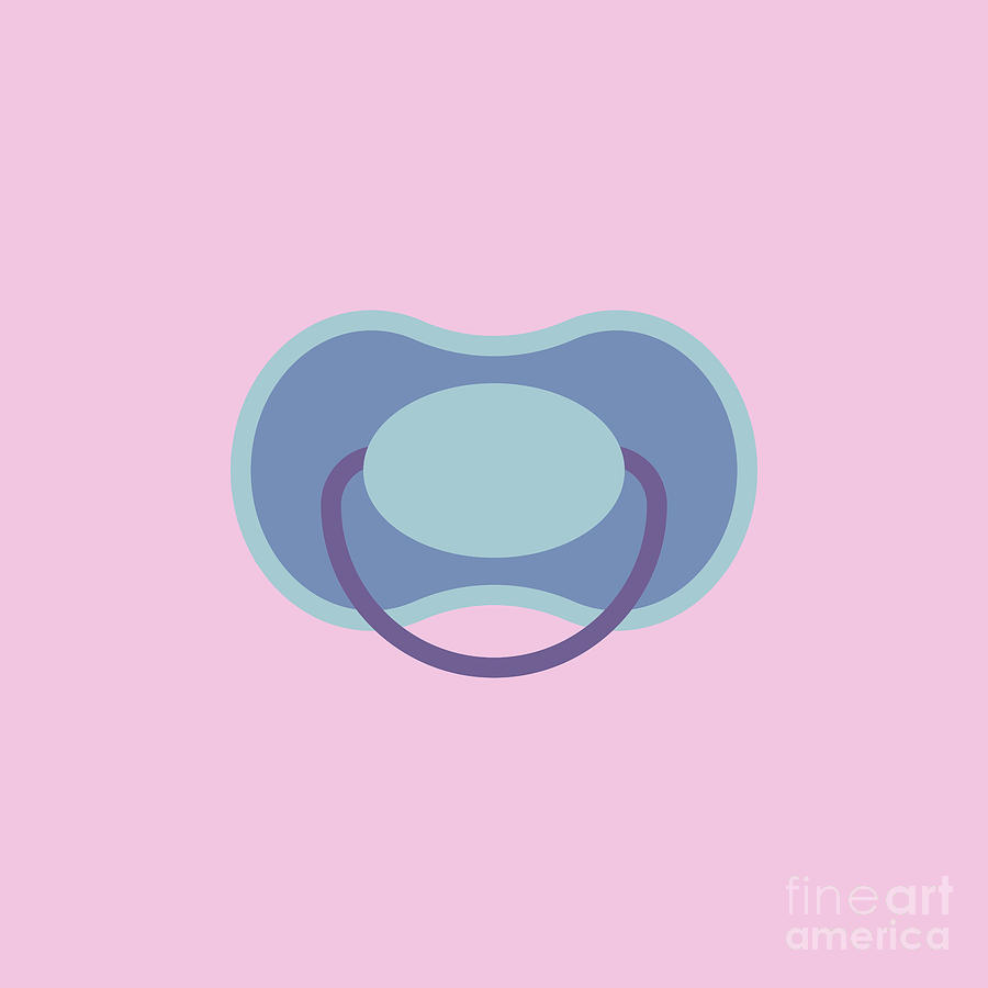 Baby Pacifier Soother Digital Art