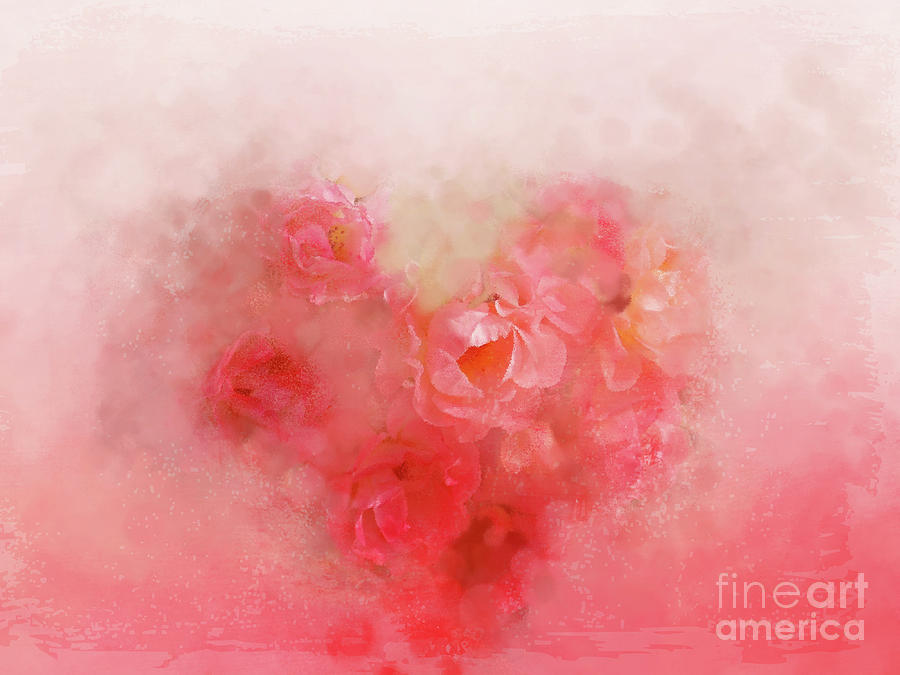 Baby Rose Garden Digital Art by Anita Faye