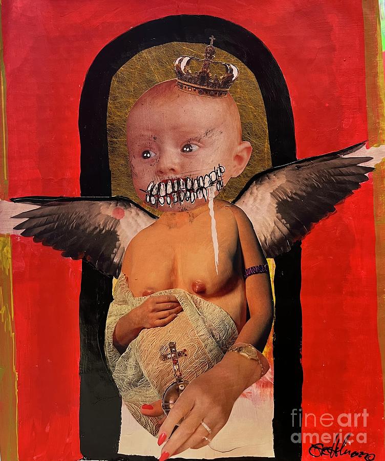 Baby savior Mixed Media by Eric Rottcher