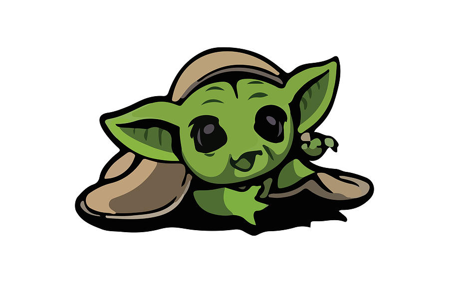 Baby Yoda Digital Art By Song Daniel