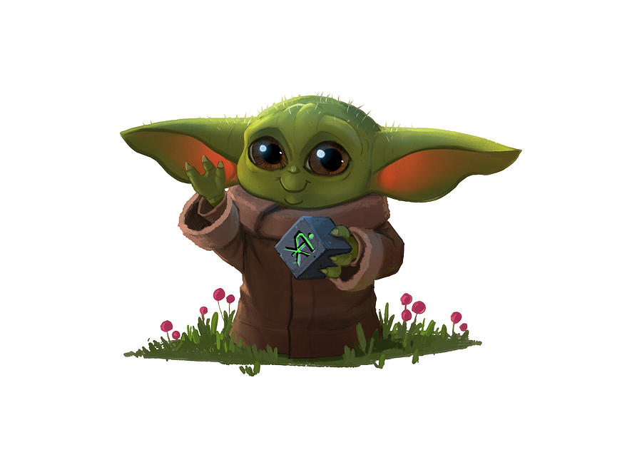 Baby Yoda Drawing By Taro Our