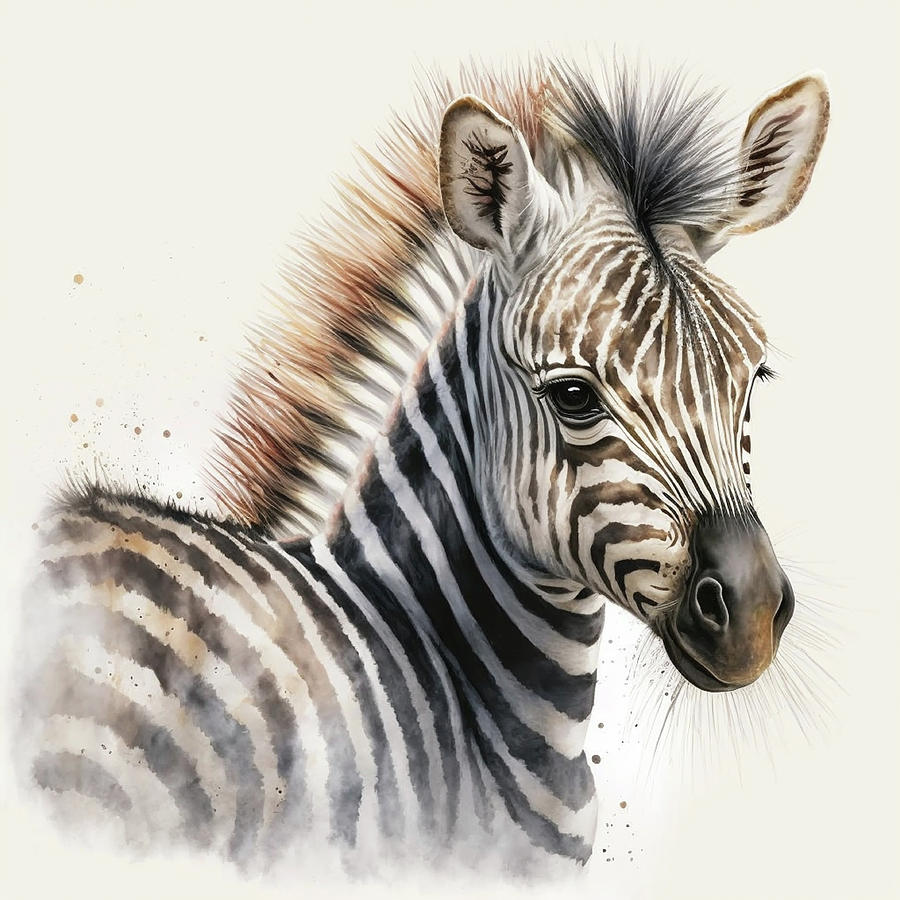 Baby Zebra III Photograph by Athena Mckinzie