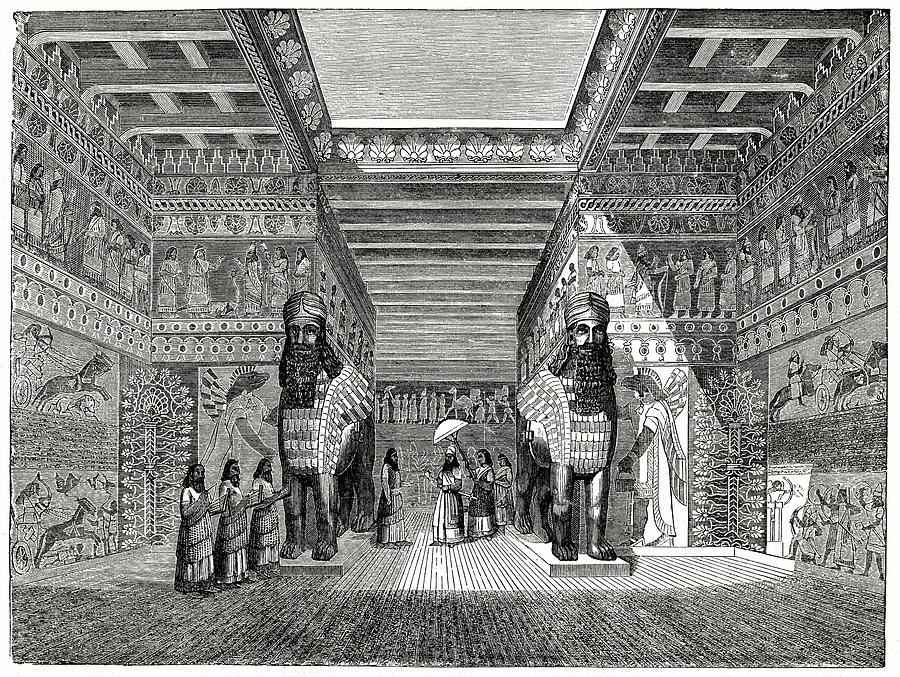 Babylonian Palace Drawing by Traveler1116