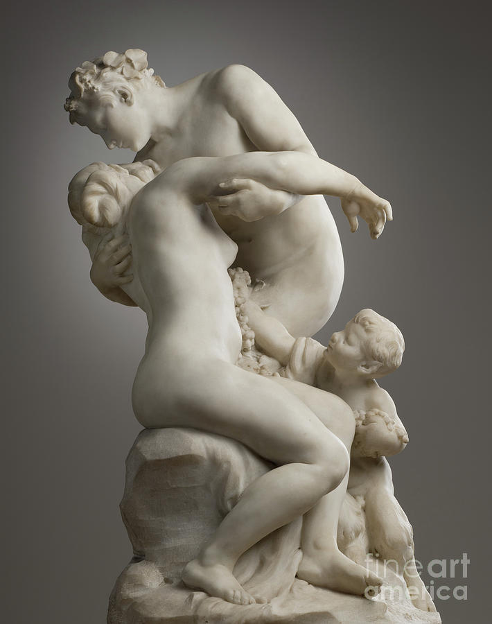 Bacchus and Ariadne, 1894 Sculpture by Aime Jules Dalou