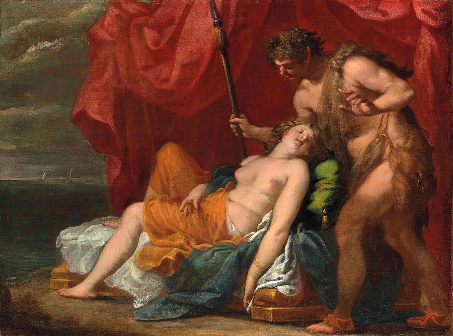 Bacchus and Ariadne 2 Painting by Sebastiano Ricci