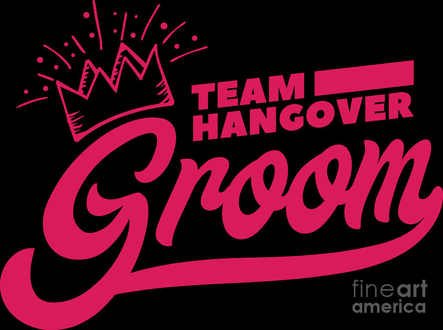 Bachelor Party Team Bride Pink Crown Gift Idea Sticker by Haselshirt -  Pixels