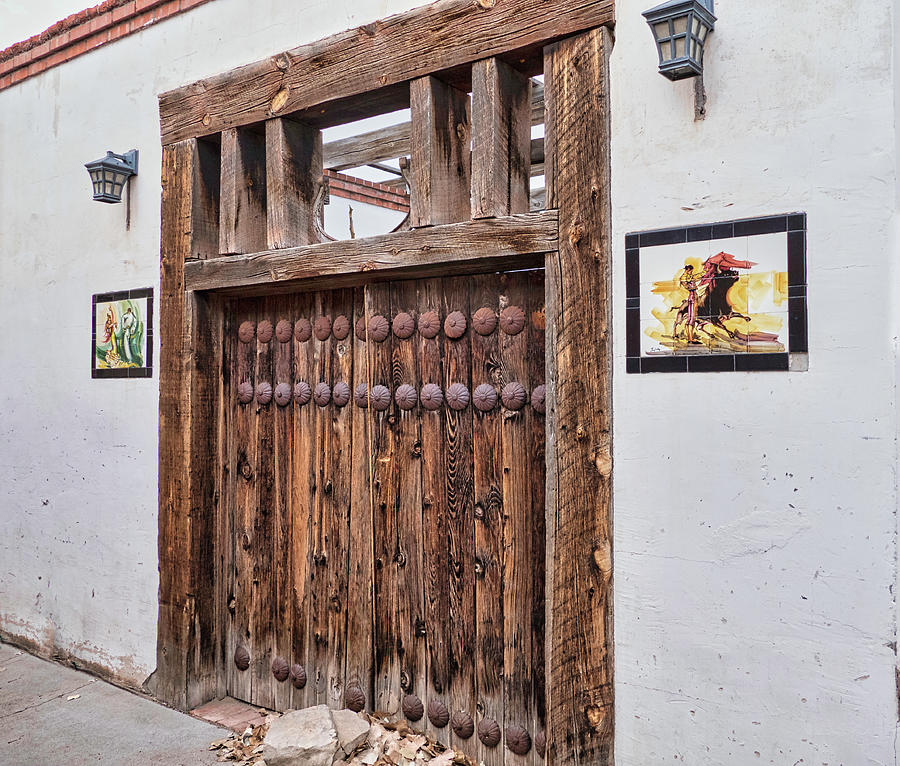 Back Alley gate Photograph by Segura Shaw Photography