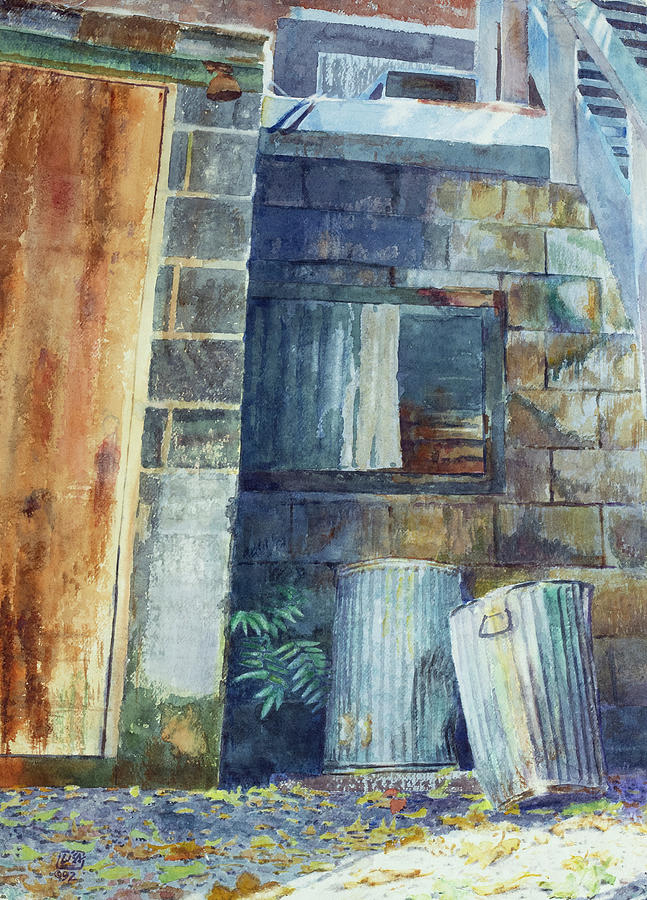 Back Alley Painting by Lisa Tennant