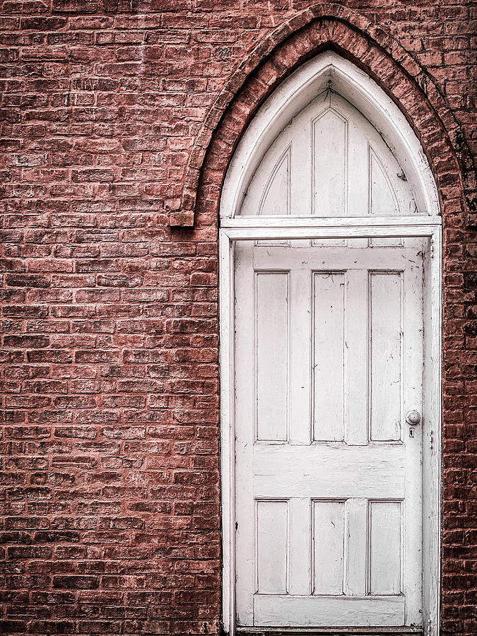 Back Door to the Church 2, Amelia Island, Florida Photograph by Dawna Moore Photography