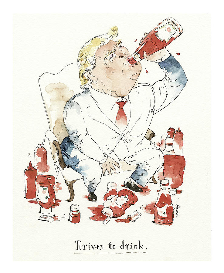 Back On The Sauce Painting by Barry Blitt