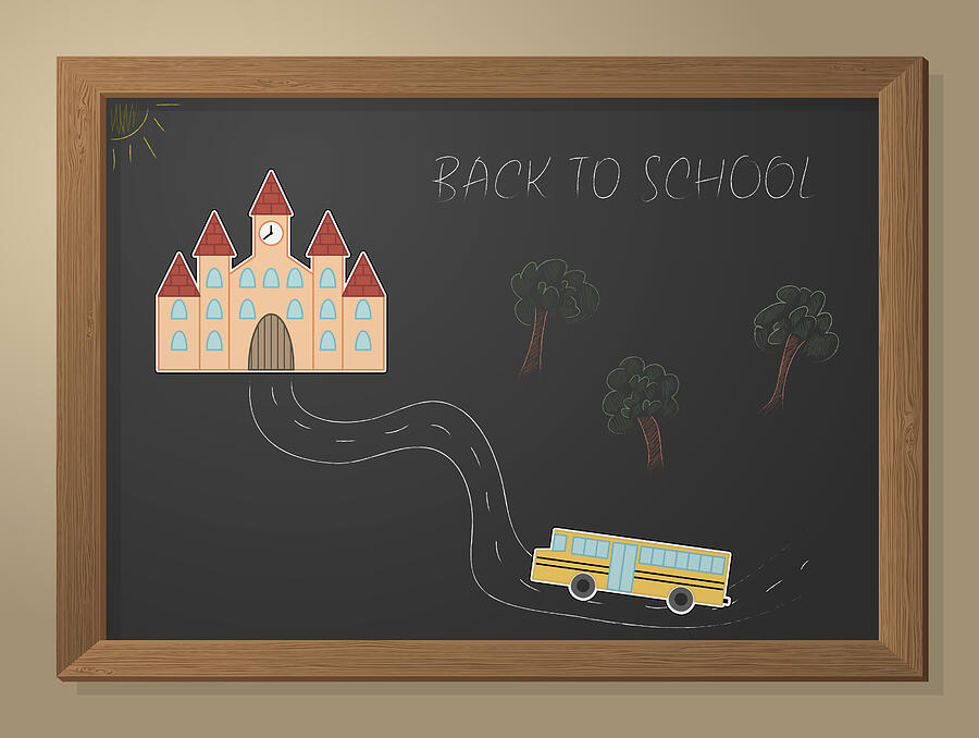 Back to school Drawing by J614