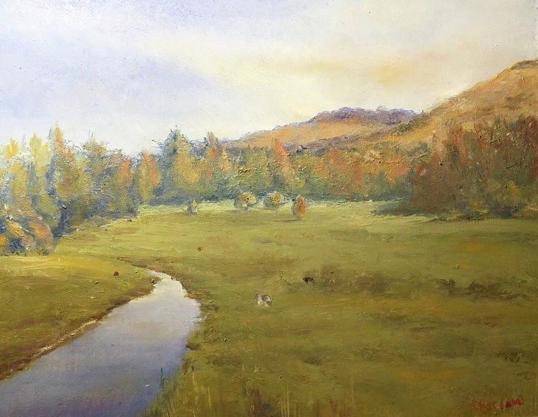 Back to the Battenkill  Painting by Rachel Barlow