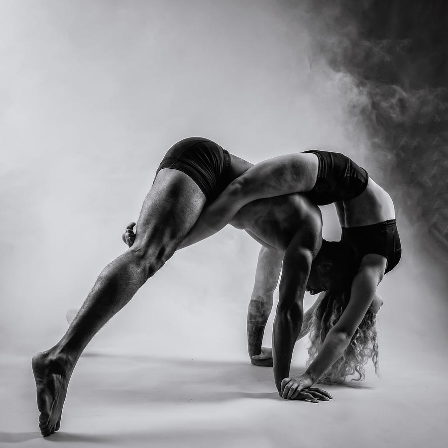 Backbend Way Over Back Photograph by Monte Arnold