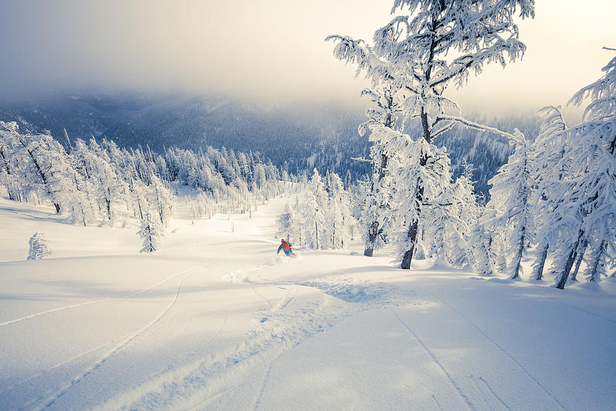 Backcountry Skiing Photograph by ZargonDesign