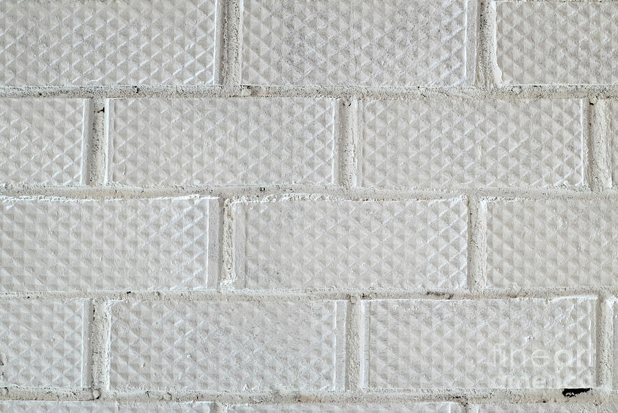 Background of white brick wall pattern texture. Photograph by Beautiful ...