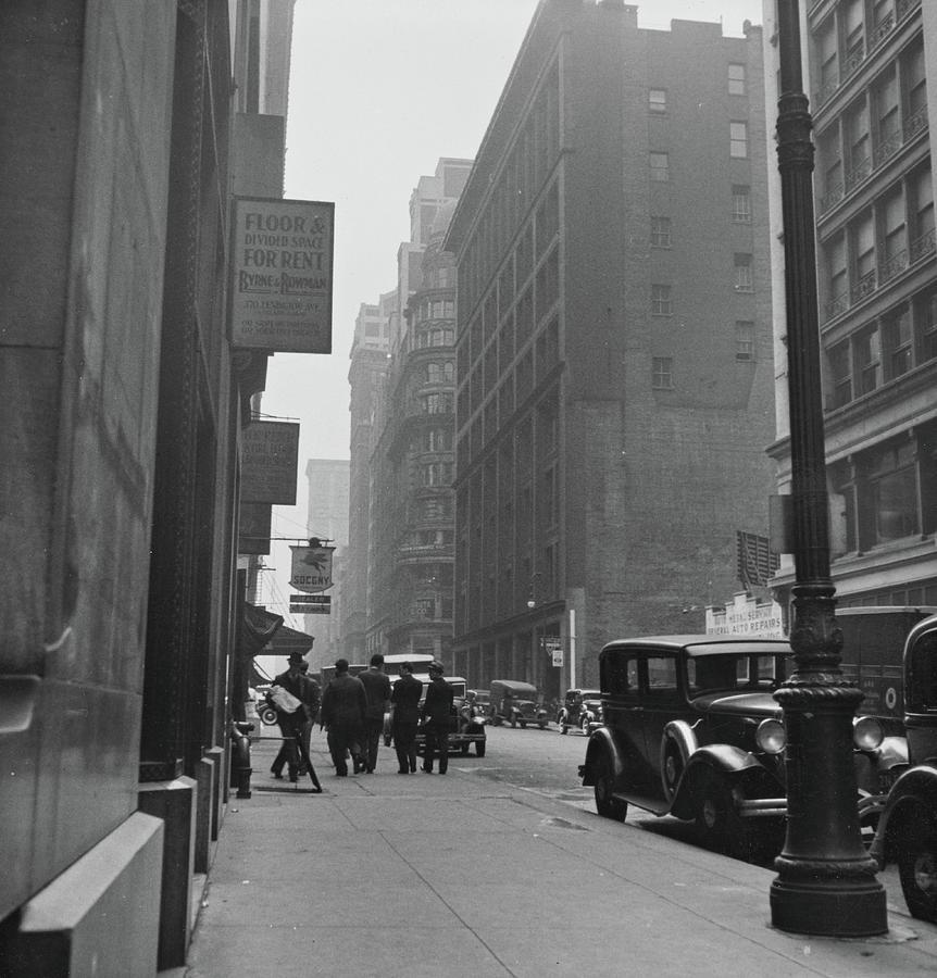 Background Photograph For Hightstown Project, 1936 Painting By 