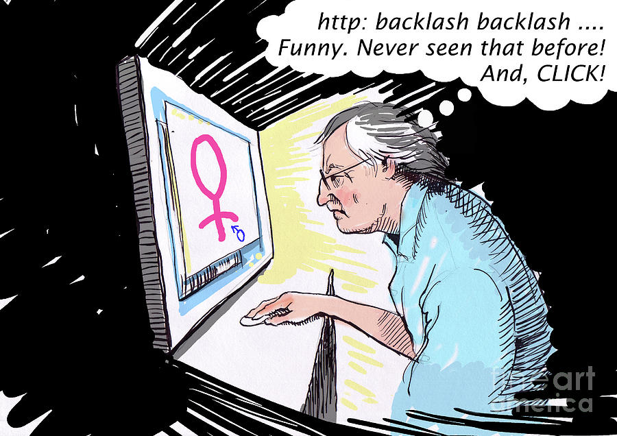 Backlash Backlash Digital Art by Russell Kightley