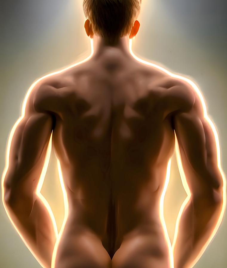 Backlit  Digital Art by Homoerotic Art