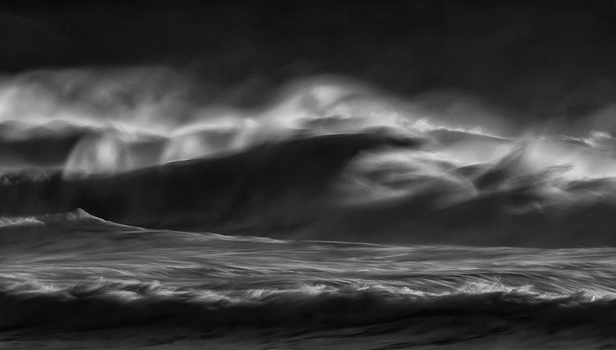 Waves Photograph - Backlit Waves No. 1 by Gary ONeill by California Coastal Commission