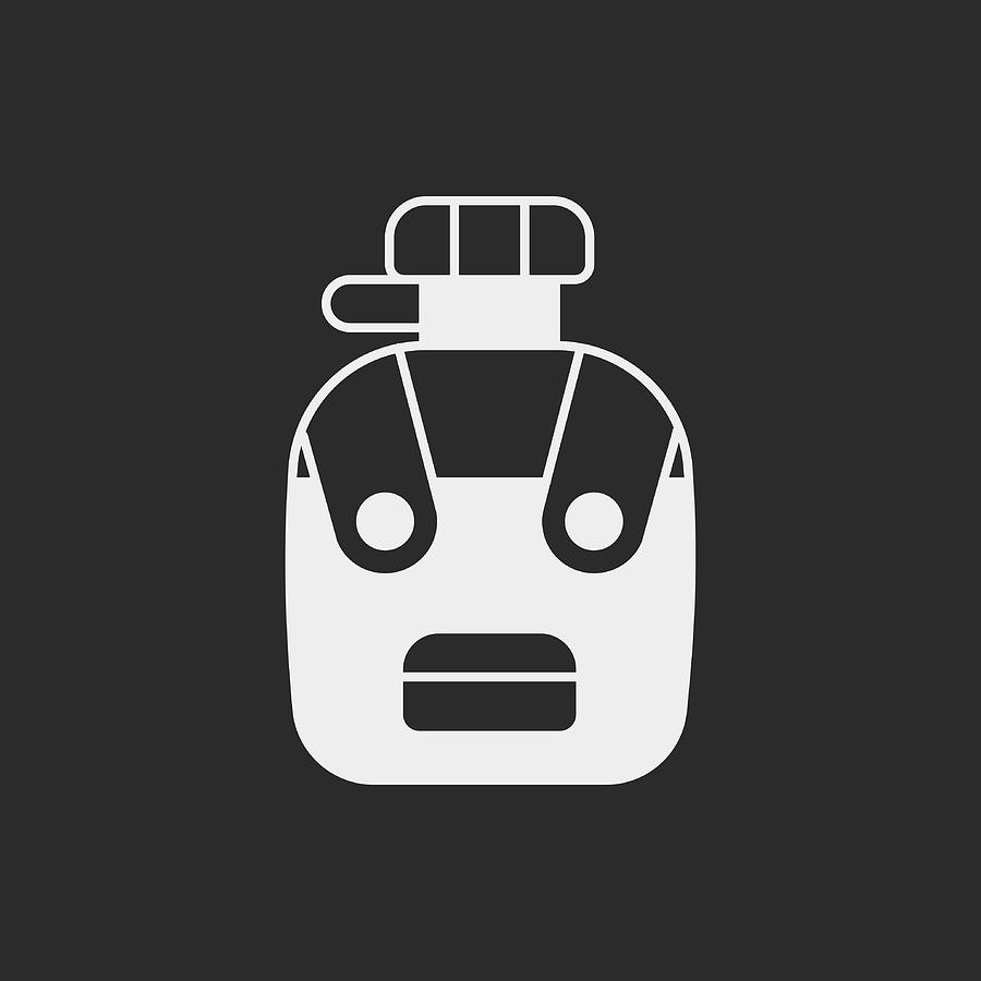 Backpack Icon Drawing by Vectorchef