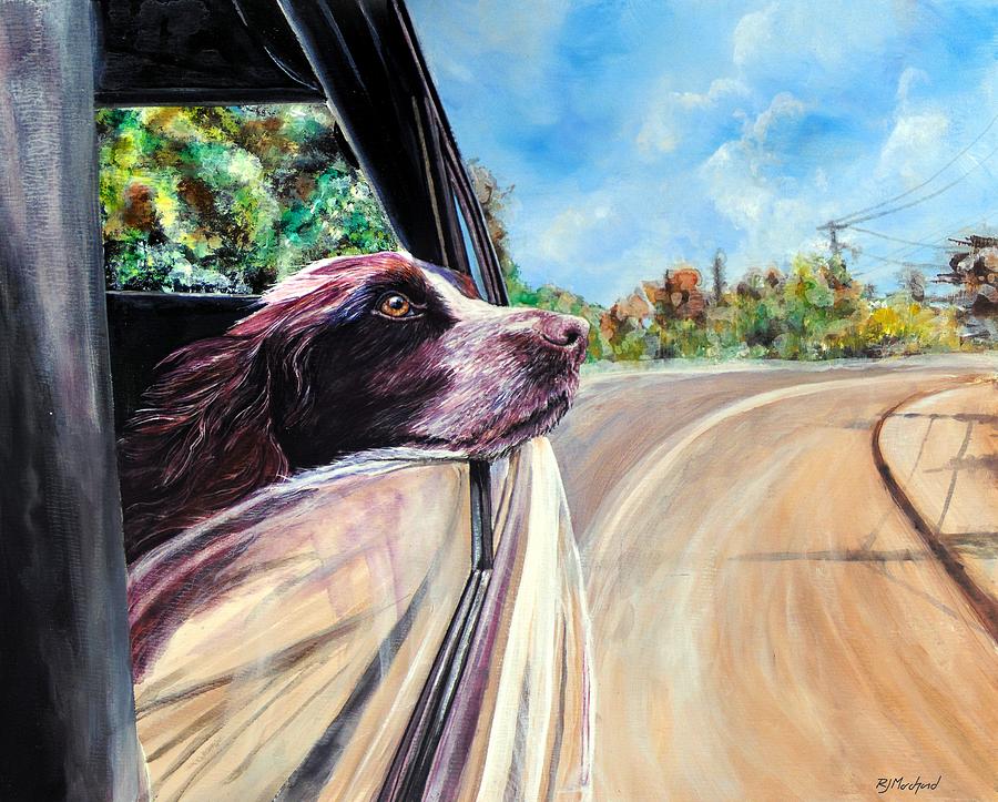 Backseat Driver Painting by R J Marchand
