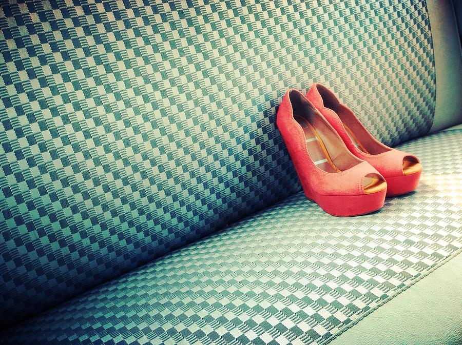 Backseat Shoes Photograph by Nickleen Mosher